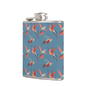 Retro Hummingbird Patroon Heupfles (Links)
