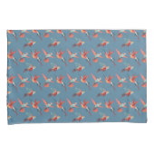 Retro Hummingbird Patroon Kussensloop (Voorkant-Rechts)