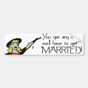 Retro-Humor Bumpersticker