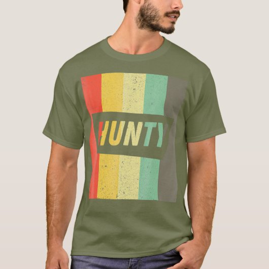  Retro Hunty LGBT Drag Queen - Grappig LGBT T-shirt (Voorkant)