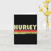 Retro Hurley Home State Cool 70s 80s Style Sunset  Kaart (Gele Bloem)