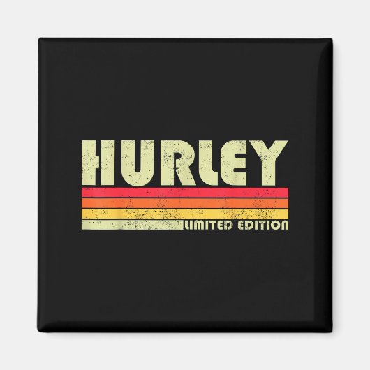 Retro Hurley Home State Cool 70s 80s Style Sunset Magneet (Voorkant)