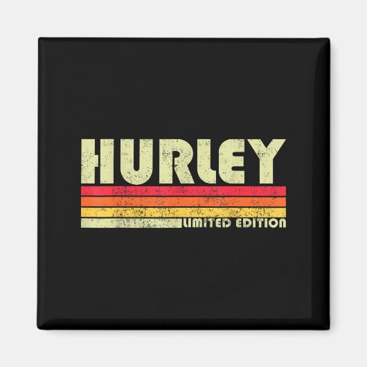Retro Hurley Home State Cool 70s 80s Style Sunset  Magneet (Voorkant)