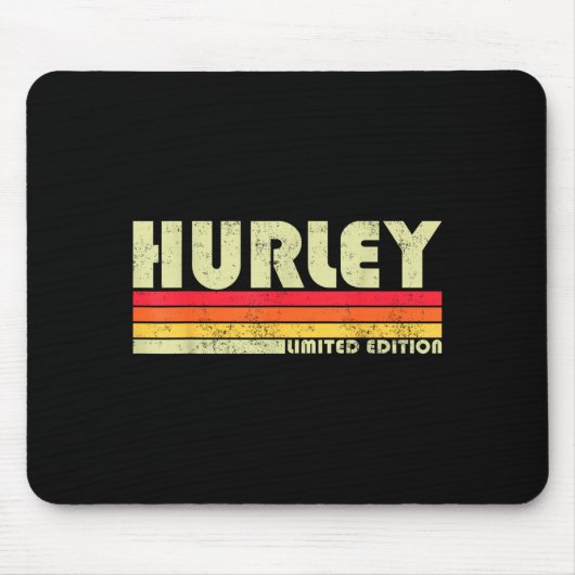 Retro Hurley Home State Cool 70s 80s Style Sunset Muismat (Voorkant)
