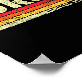 Retro Hurley Home State Cool 70s 80s Style Sunset Poster (Hoek)