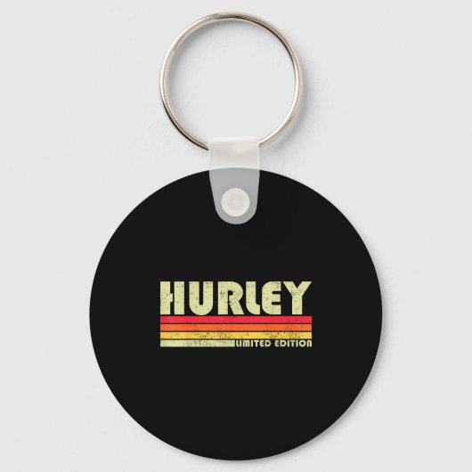 Retro Hurley Home State Cool 70s 80s Style Sunset  Sleutelhanger (Voorkant)