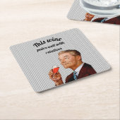 Retro Husband Funny Gezegde Kartonnen Onderzetters (Schuin)