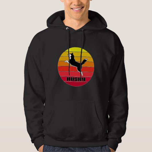 Retro Husky Hoodie (Voorkant)