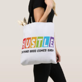 Retro Hustle Niets Goed Komt Gemakkelijk Tote Bag (Dichtbij)