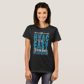 Retro Hvac-tech Als Het Eenvoudig Was Zou Het Grap T-shirt (Voorkant volledig)