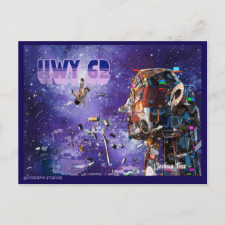 Retro Hwy 62 Kunststudio Briefkaart