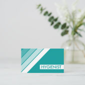 retro HYGIËNIST Visitekaartje (Staand voorkant)