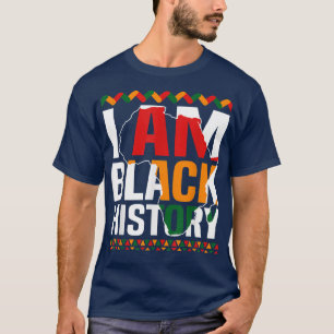Retro I Am Black History Maand African American Pr T-shirt
