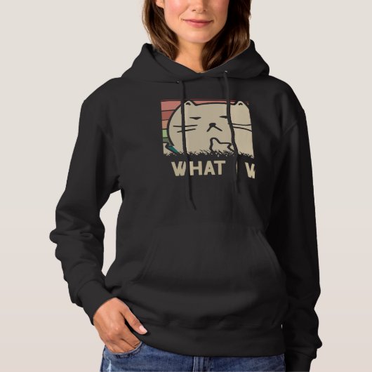 Retro I Do What I Want Cat Independent Rebel 3 Hoodie (Voorkant)