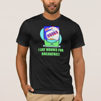 Retro I Eat Noobs for Breakfast T-shirts