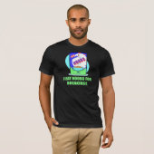 Retro I Eat Noobs for Breakfast T-shirts (Voorkant volledig)