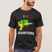 Retro I Heart Squirters Grappig Ik hou van Squirte T-shirt (Voorkant)