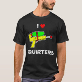 Retro I Heart Squirters Grappig Ik hou van Squirte T-shirt