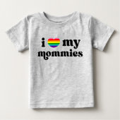 Retro I hou van mijn moeders Queer Moms Rainbow (Voorkant)