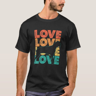 Retro I hou van mijn ontwerp voor een geweldig Hon T-shirt