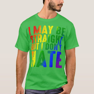 Retro I is misschien recht, maar ik haat regenboog T-shirt