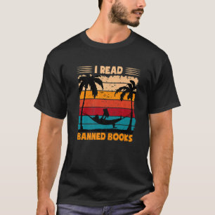 Retro I Lees de lezer van de verboden Boeken T-shirt