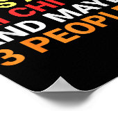 Retro I Like Cats And Tai Chi Lover Funny Martial  Poster (Hoek)