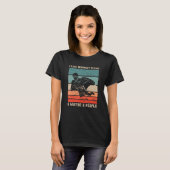 Retro I Like Wingsuit Flying & Maybe 3 People Skyd T-shirt (Voorkant volledig)