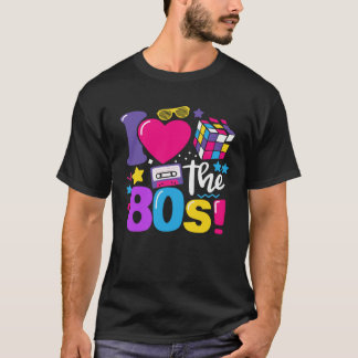 Retro I Love De 80 s Cassettebandje 80s Mannen Vro T-shirt