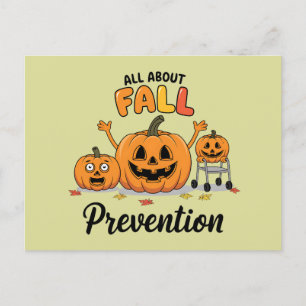 Retro I Love Herfst Prevention Herfst Beroepsmatig Briefkaart