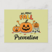 Retro I Love Herfst Prevention Herfst Beroepsmatig Briefkaart (Voorkant)