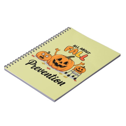 Retro I Love Herfst Prevention Herfst Beroepsmatig Notitieboek (Linkerzijde)