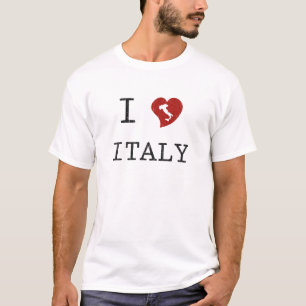 Retro I Love Italy T-shirt