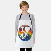 Retro I love Roller Skered look Schort (Gedragen)