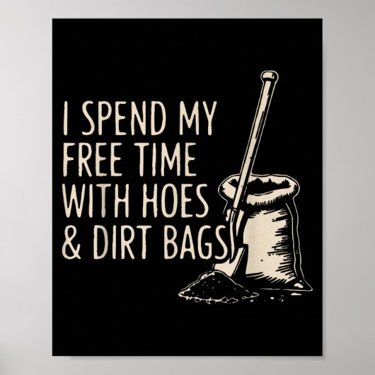 Retro I Spend My Time With Cute Ss Cute Sss And Di Poster (Voorkant)