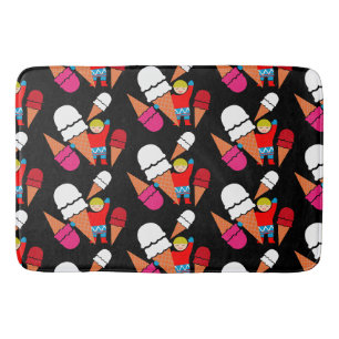  Retro Ice Cream Art Badmat