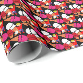 Retro Ice Cream Art Cadeaupapier (Rol Hoek)
