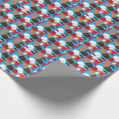 Retro Ice Cream Art Cadeaupapier (Hoek)