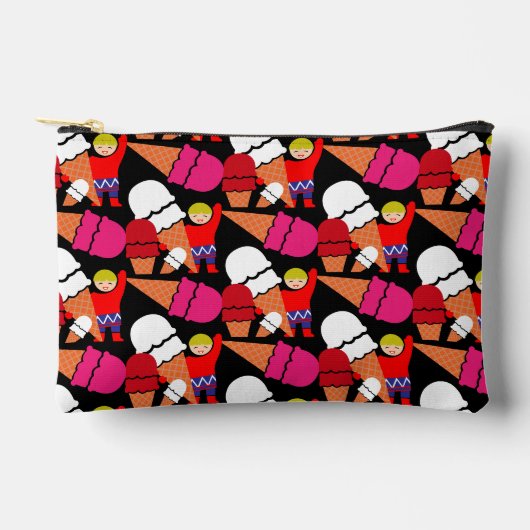Retro Ice Cream Art Etui (Voorkant)