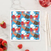 Retro Ice Cream Art Servet (Insitu)