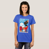 Retro Ice Cream Art T-shirt (Voorkant volledig)