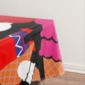 Retro Ice Cream Art Tafelkleed (Voorbeeld)