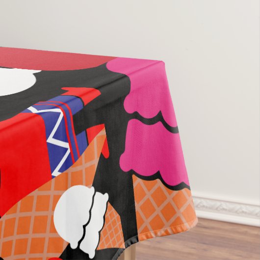 Retro Ice Cream Art Tafelkleed (Voorbeeld)