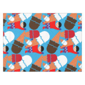 Retro Ice Cream Art Tafelkleed (Voorkant (Horizontaal))