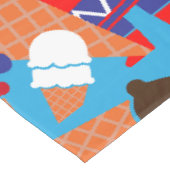 Retro Ice Cream Art Tafelkleed (Gekanteld)