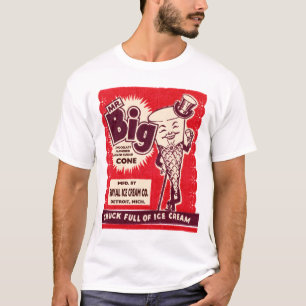 Retro Ice Cream Novelty de heer Big T Shirten T-shirt