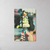 Retro ice cream popsicle canvas afdruk (Voorkant)