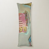 Retro ice cream popsicle lichaamskussen (Achterkant (Verticaal))