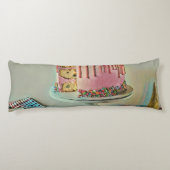 Retro ice cream popsicle lichaamskussen (Achterkant)