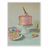 Retro ice cream popsicle sticker (Voorkant)